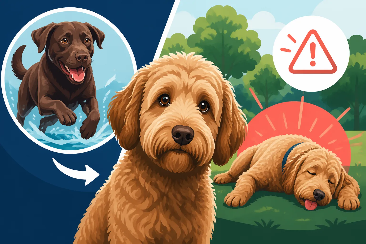 Exercise Induced Collapse and the Labradoodle's Labrador Half