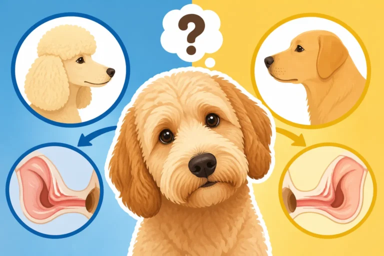 Whether a Labradoodle's Ear Canal Is Poodle or Labrador