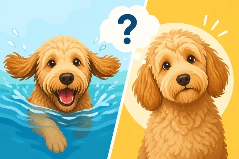 Whether Swimming Sets Off a Labradoodle's Ears