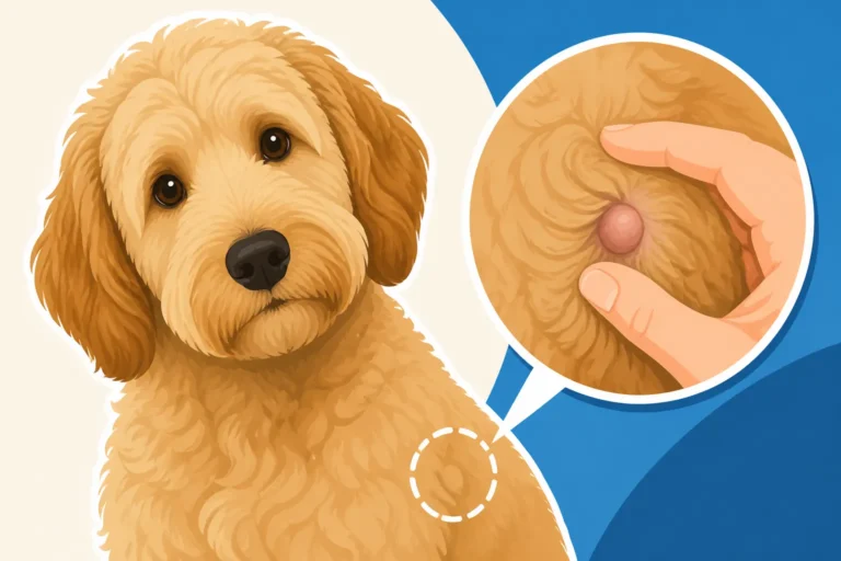 Whether a Lump Under a Labradoodle's Coat Gets Missed