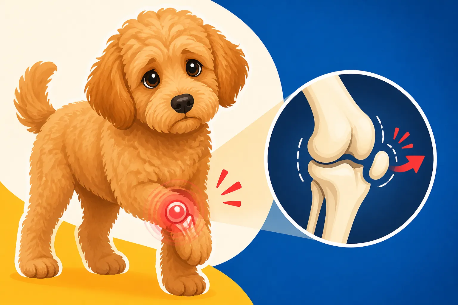 Slipping Kneecaps in a Miniature Labradoodle