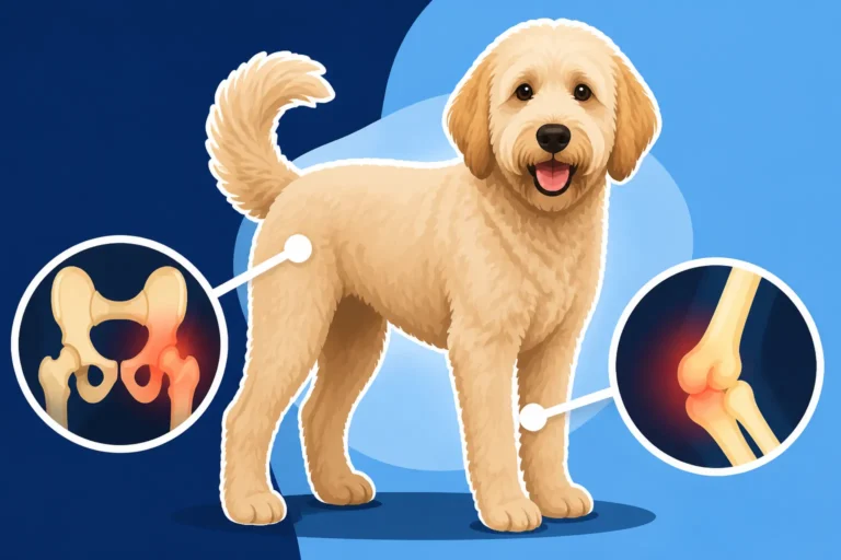 Hips and Elbows in a Sixty Pound Labradoodle