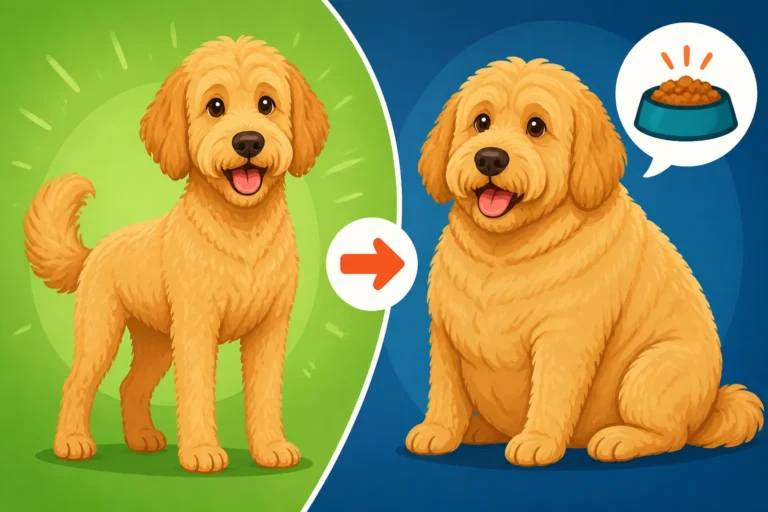 The Weight a Labradoodle Puts On Without Anyone Noticing
