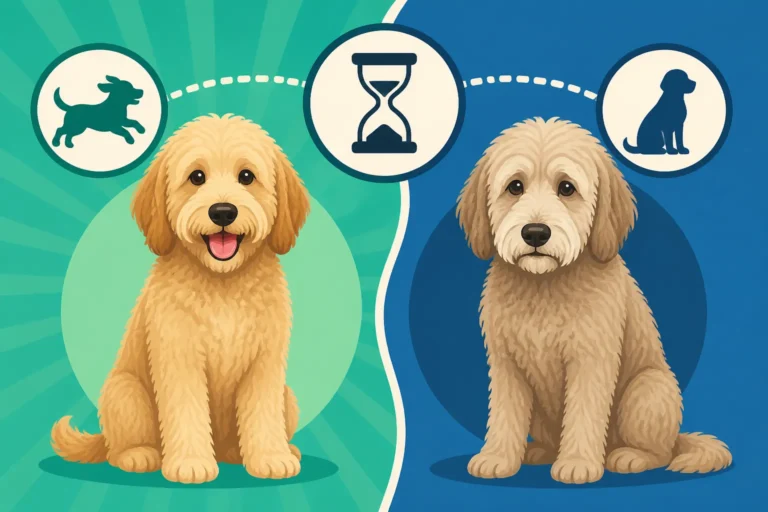 Whether a Standard Labradoodle Ages Faster