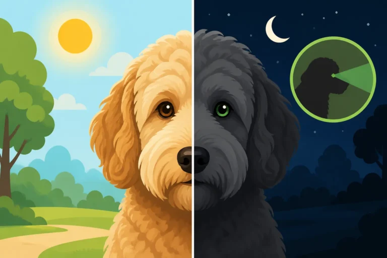 The Age prcd-PRA Takes a Labradoodle's Night Vision