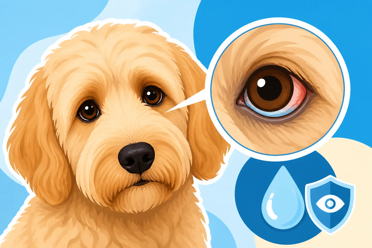 Dry Eye in a Labradoodle