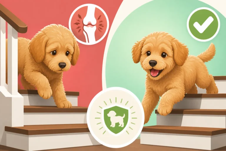Whether Stairs Hurt a Labradoodle Puppy
