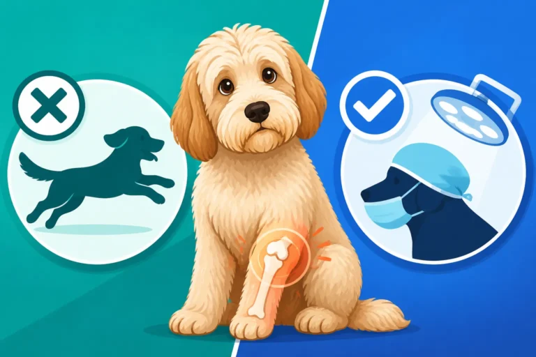 Whether a Labradoodle's Knee Needs Operating