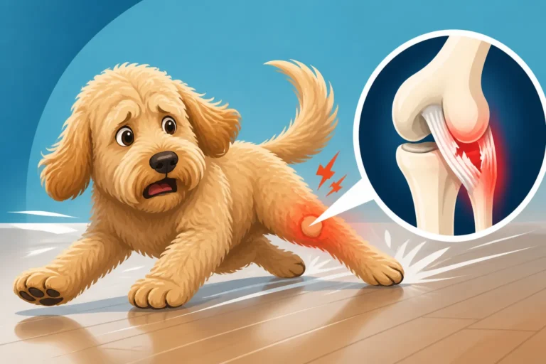 Torn Cruciates After a Labradoodle Skids