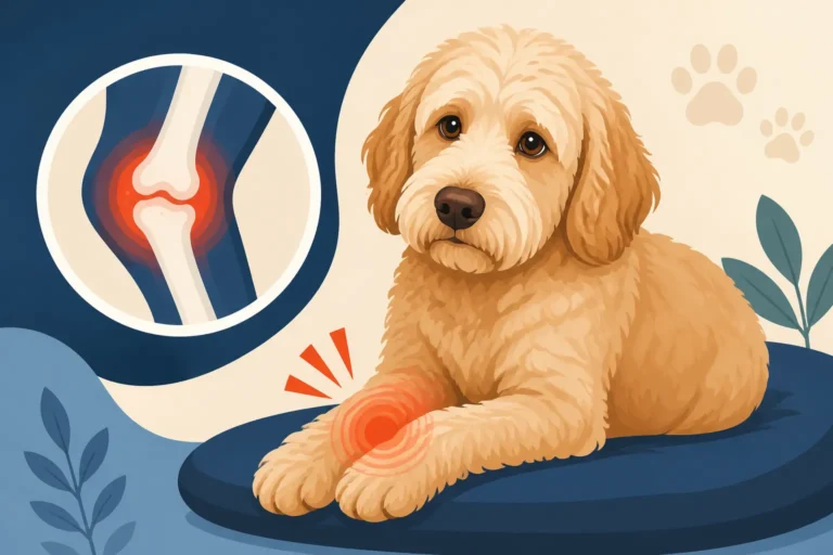 Arthritis in a Labradoodle at Ten