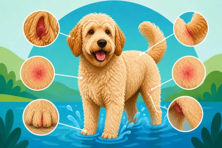 Hot Spots on a Labradoodle That Swims
