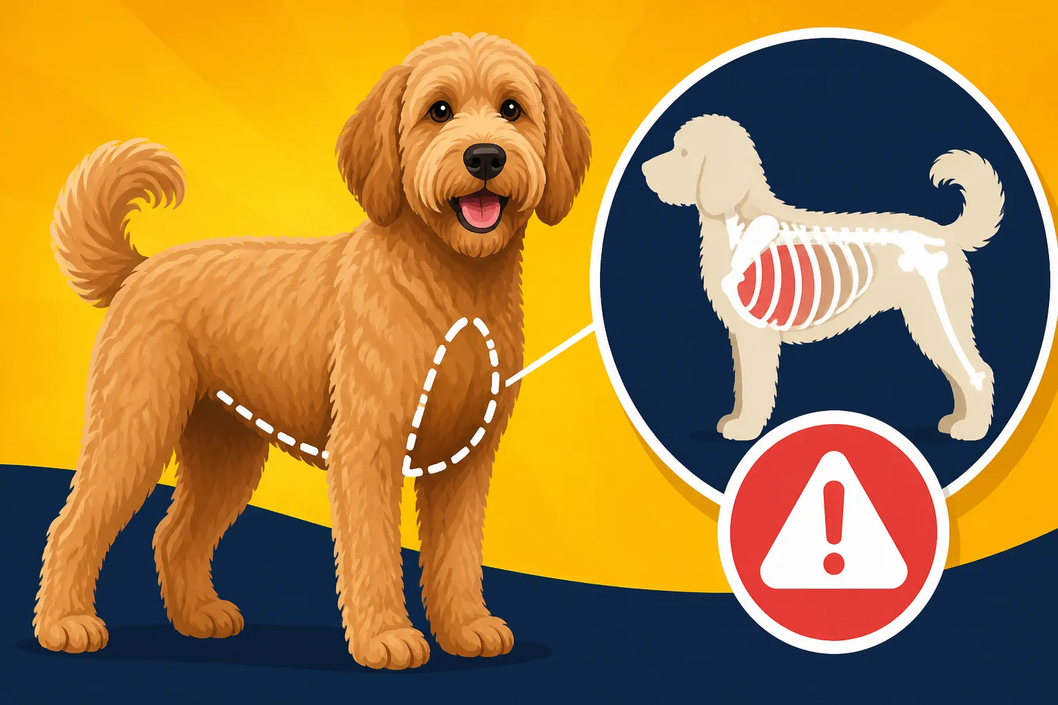 The Chest Shape That Puts a Labradoodle at Bloat Risk