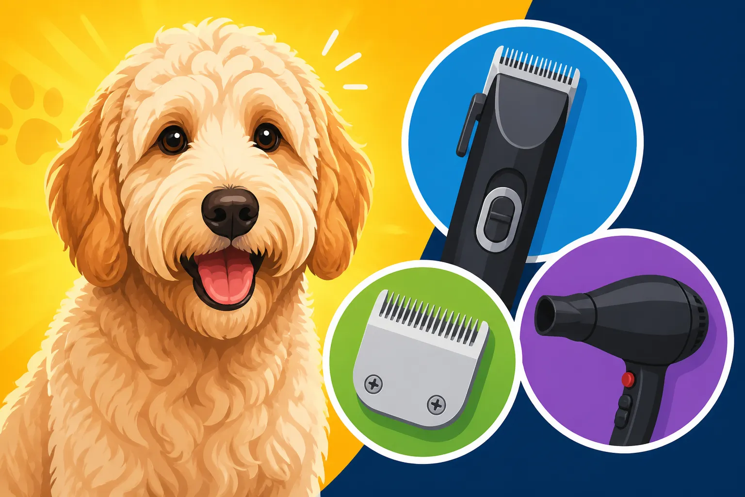 The Clipper, Blade and Dryer a Labradoodle Owner Buys