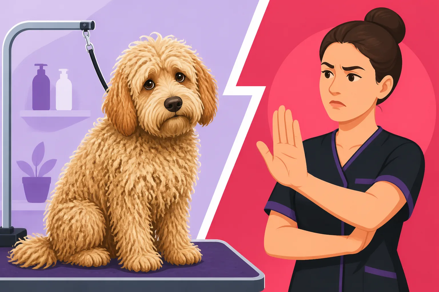 Whether a Groomer Refuses a Matted Labradoodle