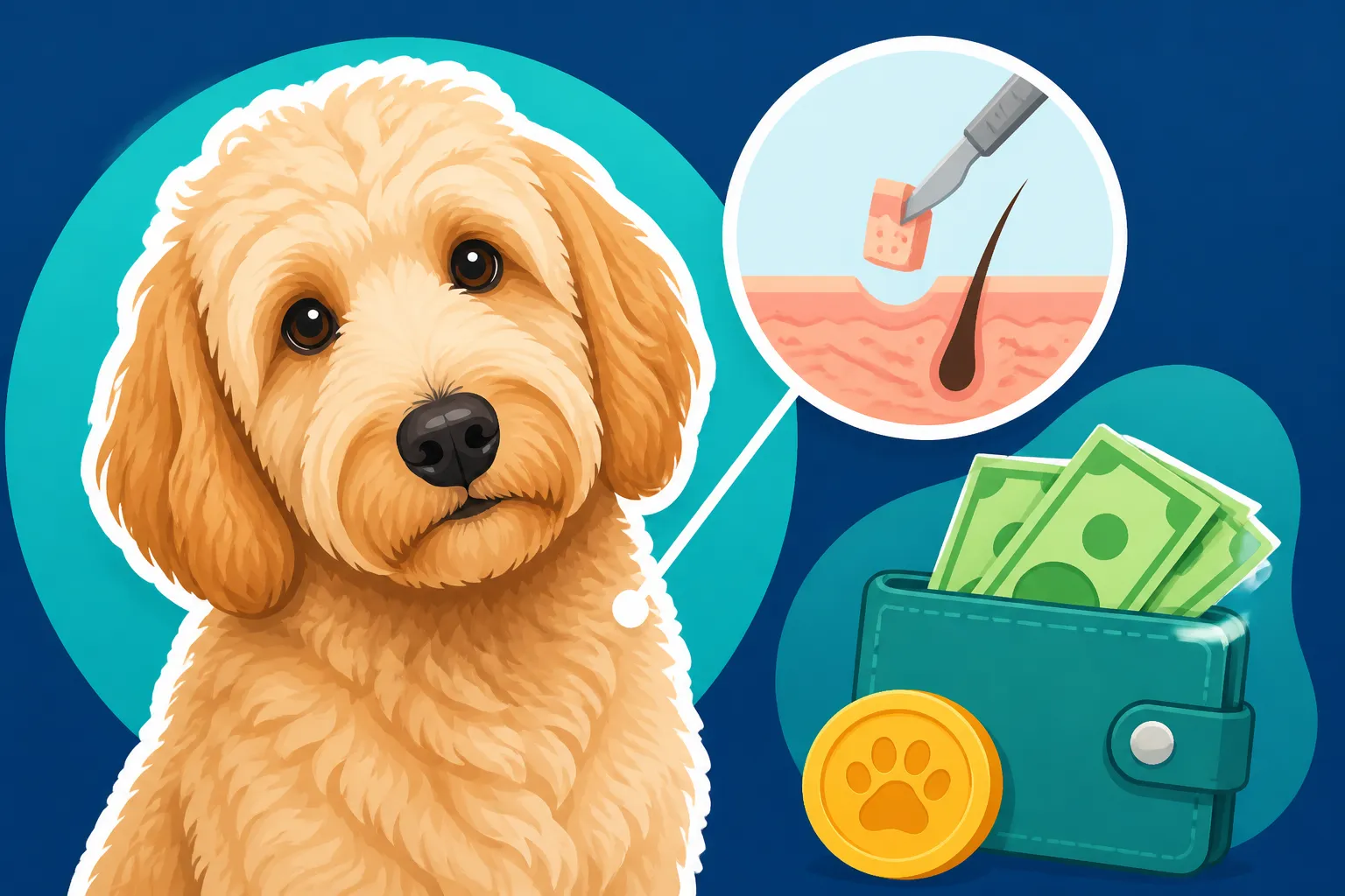 What a Skin Biopsy Costs on a Labradoodle