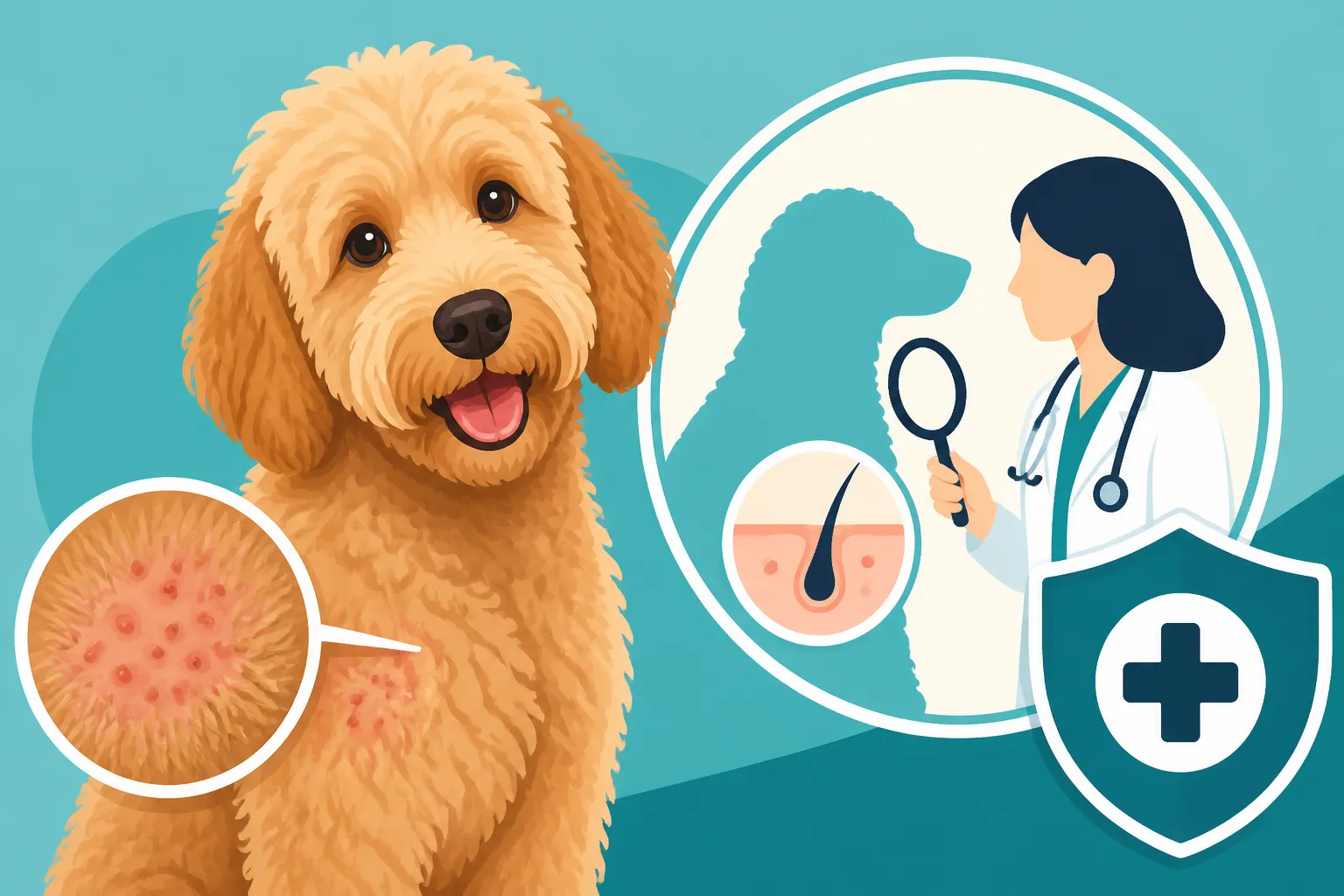 What a Dermatology Referral Runs for a Labradoodle