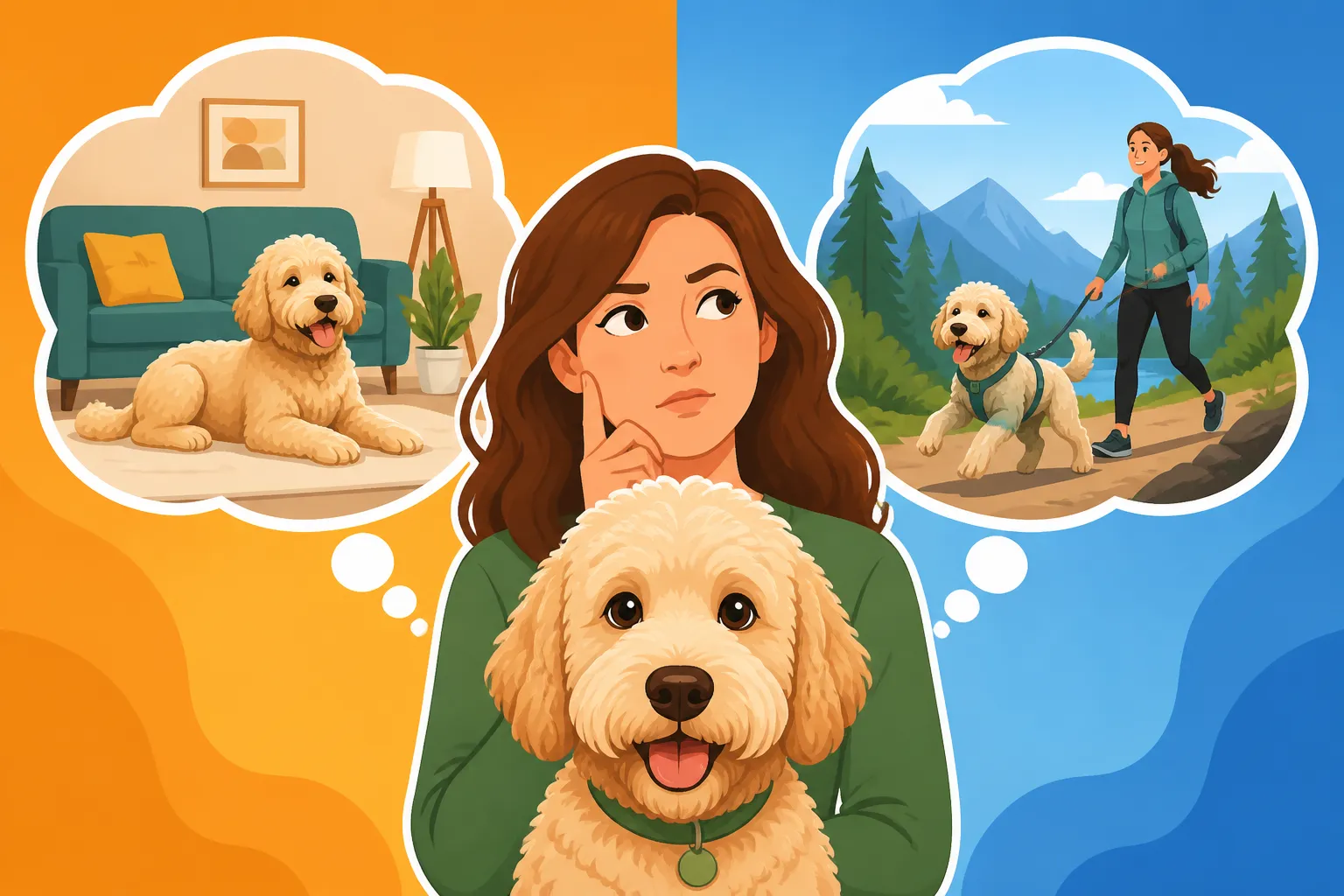 The Point a Labradoodle's Owner Has to Decide