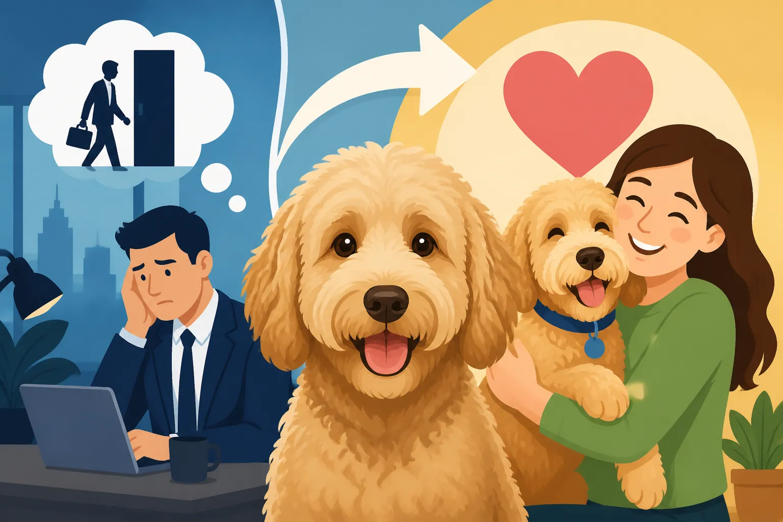 Whether a Career Change Labradoodle Can Be Adopted