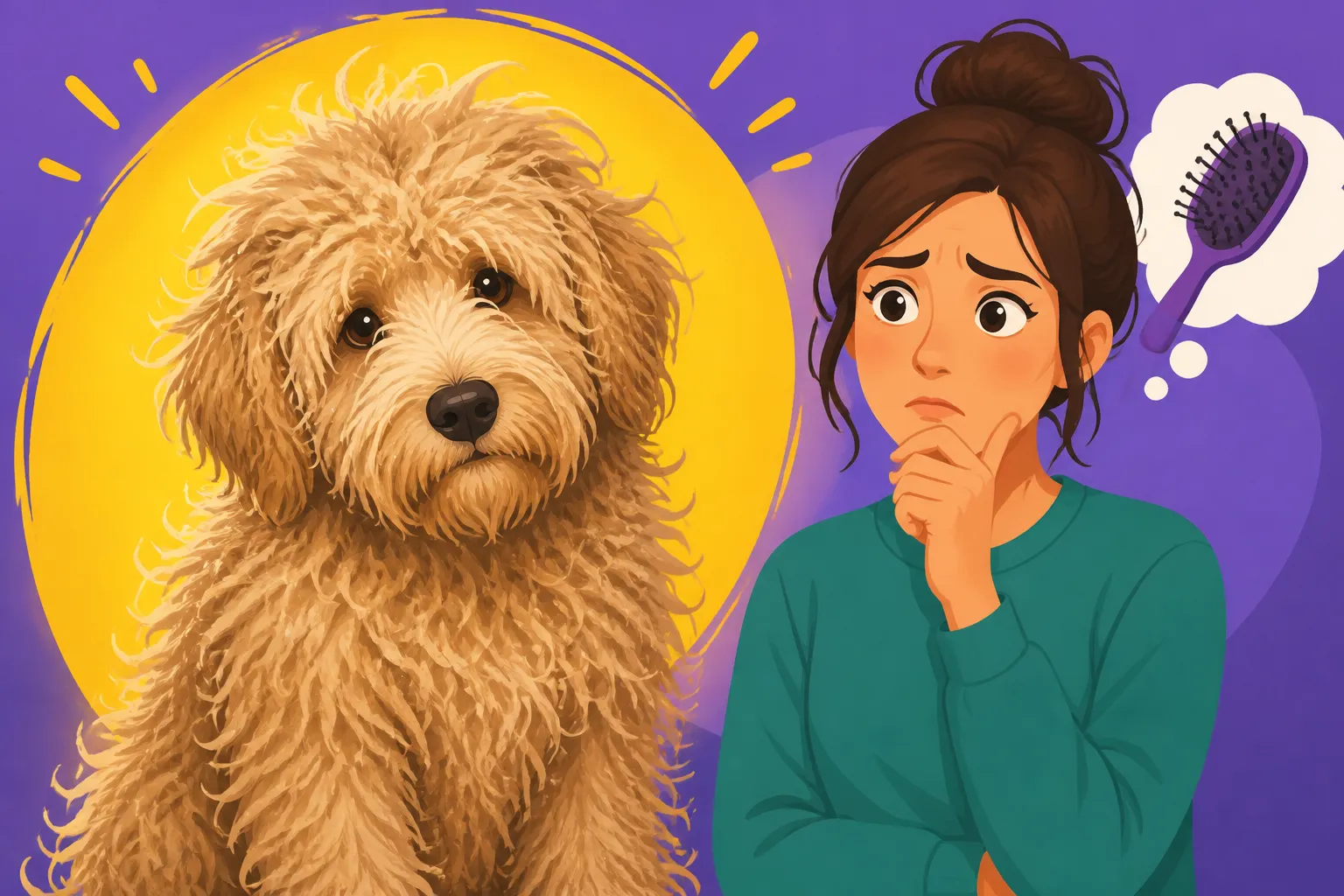Fostering a Labradoodle Nobody Has Brushed