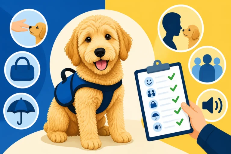Temperament Testing a Labradoodle Puppy for Service