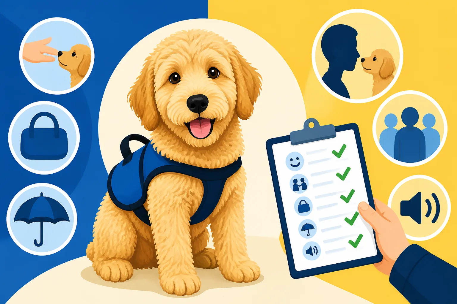 Temperament Testing a Labradoodle Puppy for Service