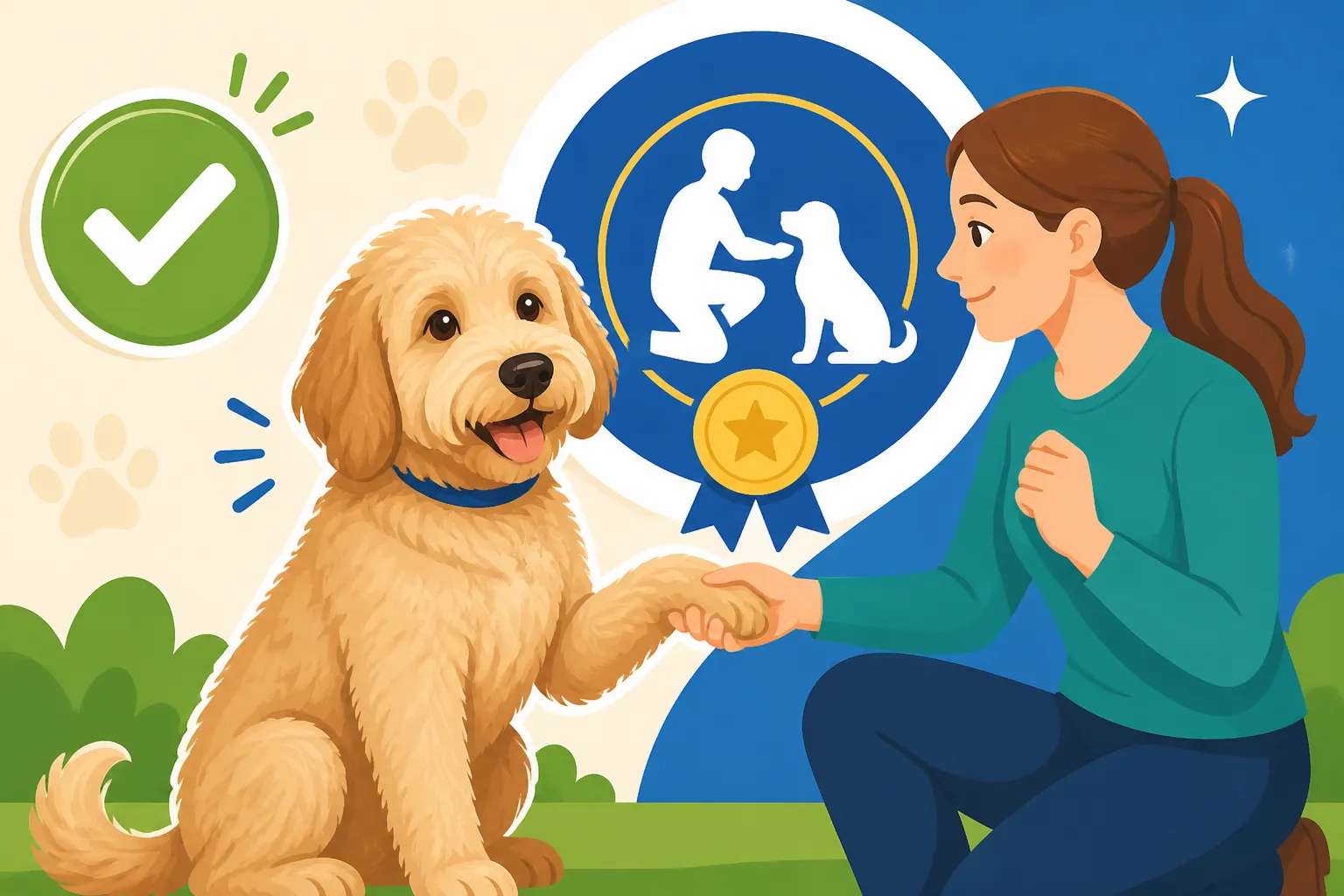 Whether a Labradoodle Passes the AKC Good Citizen Test