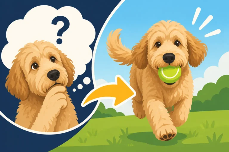 Whether a Labradoodle Retrieves Without Being Taught
