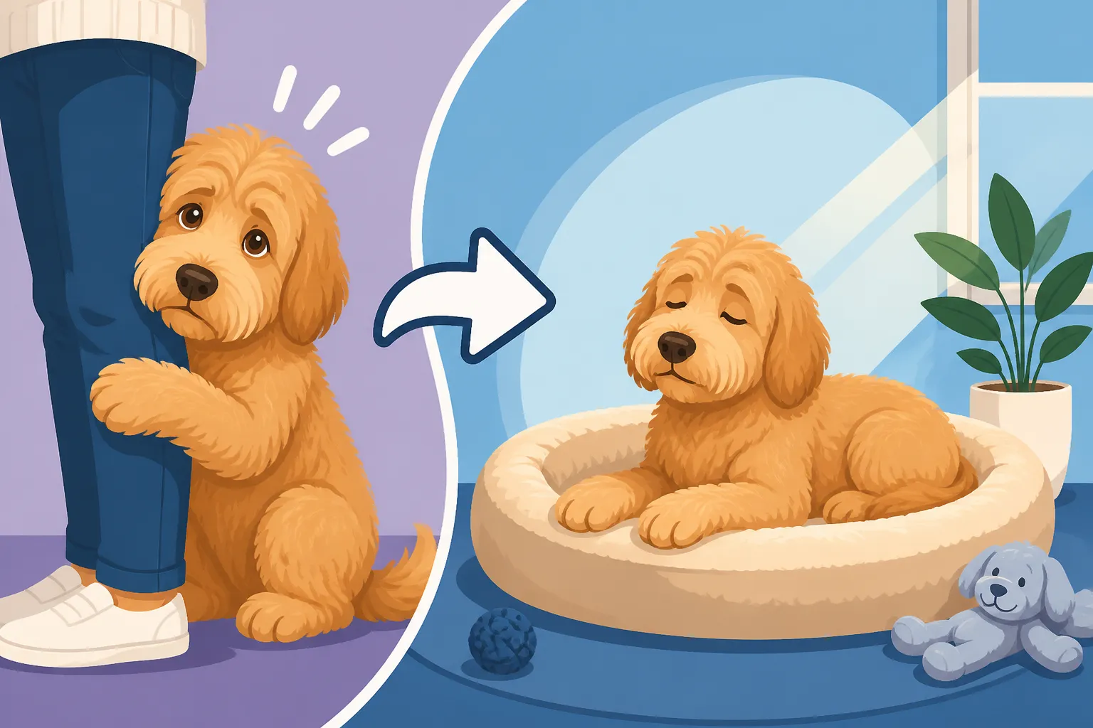 The Alone Time a Velcro Labradoodle Can Build To