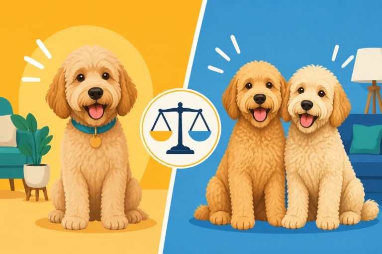 Whether Two Labradoodles Are Easier Than One