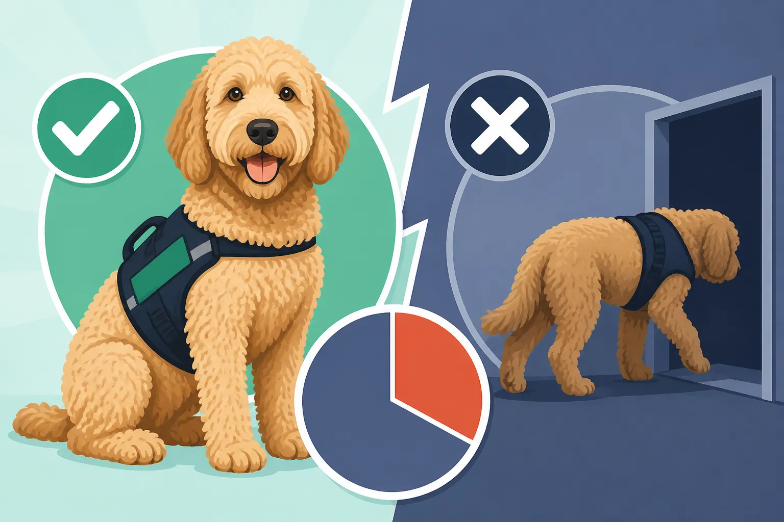 What Share of Labradoodles Wash Out of Service Training
