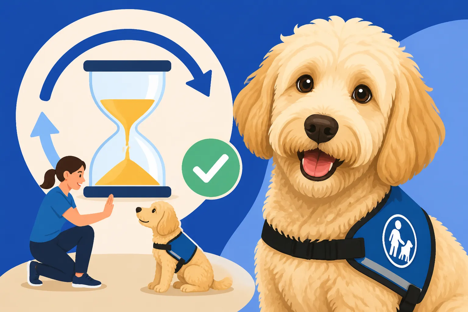 How Long Training a Service Labradoodle Takes
