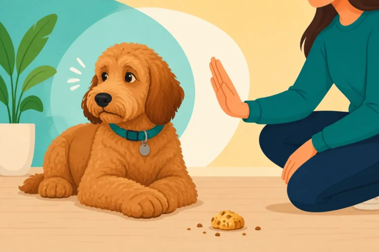 Teaching a Labradoodle to Ignore Food on the Floor