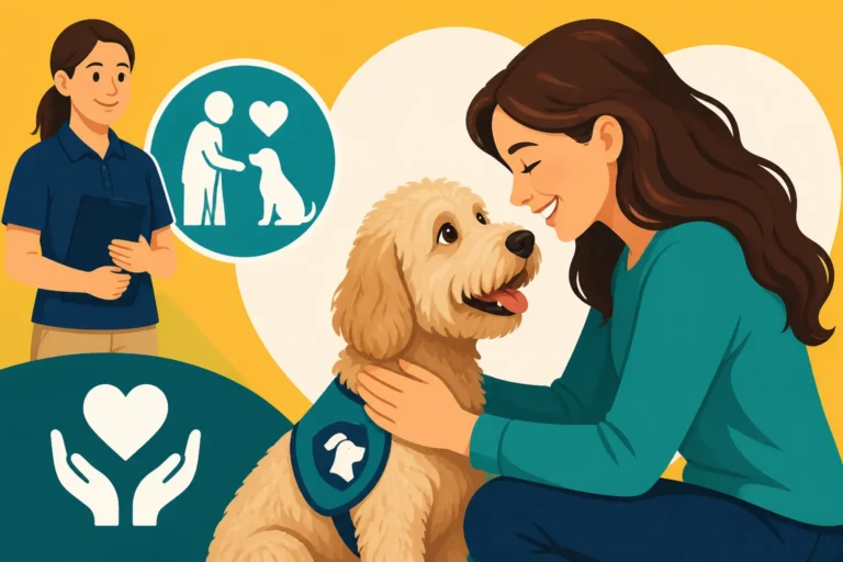 Adopting a Career Change Labradoodle From a Program