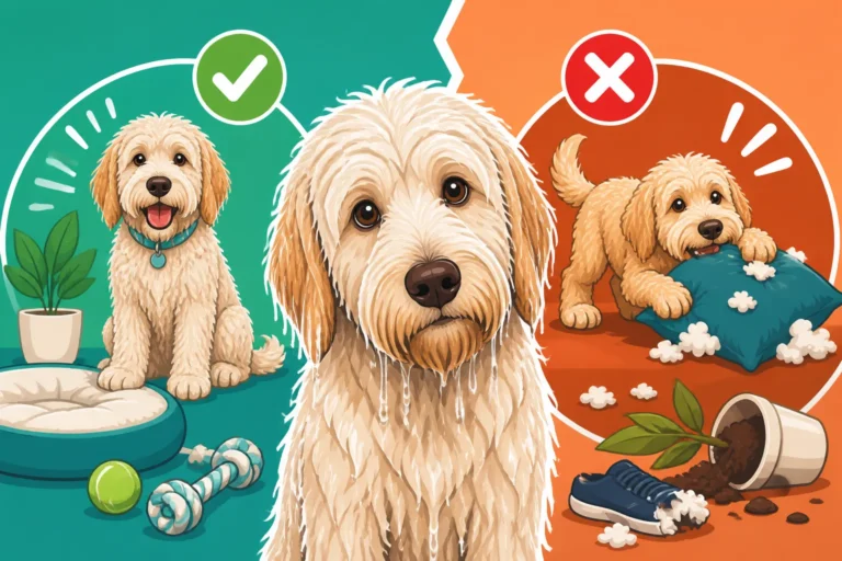 Whether a Washed Out Labradoodle Has Behavior Problems