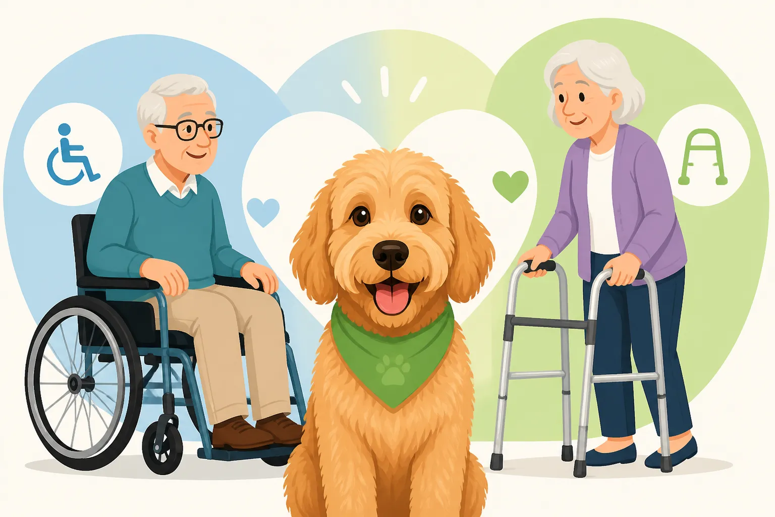 Whether a Labradoodle Copes With Wheelchairs and Walkers