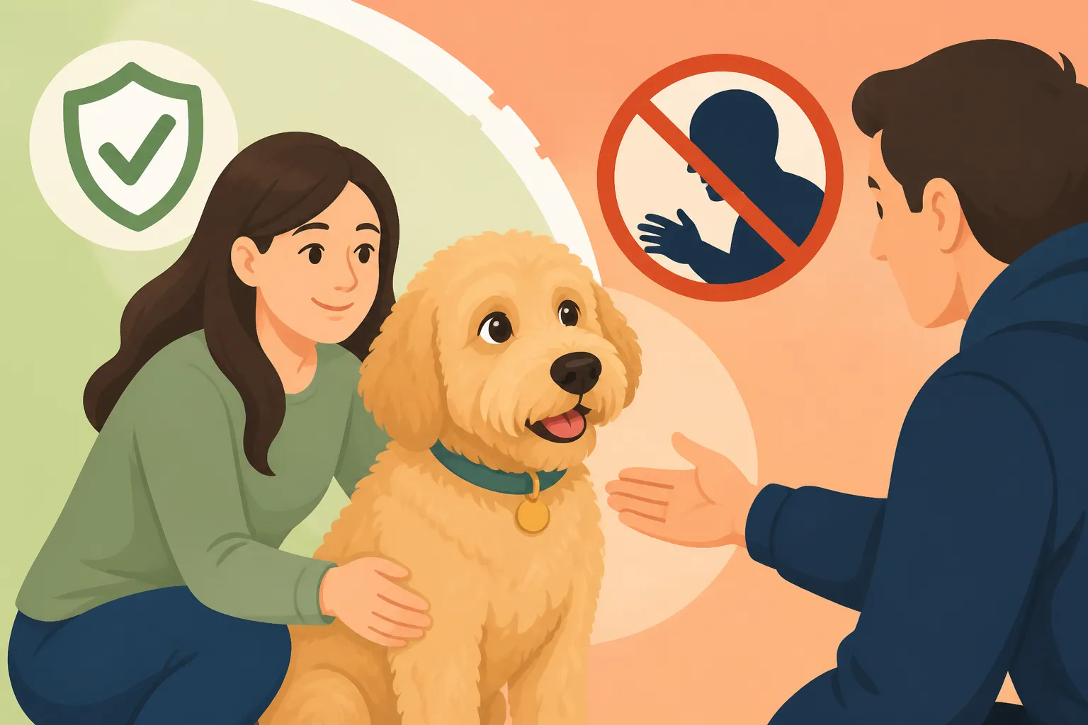 Whether a Labradoodle Tolerates Handling by Strangers