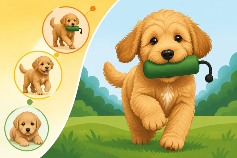 The Age a Labradoodle Starts Retrieving