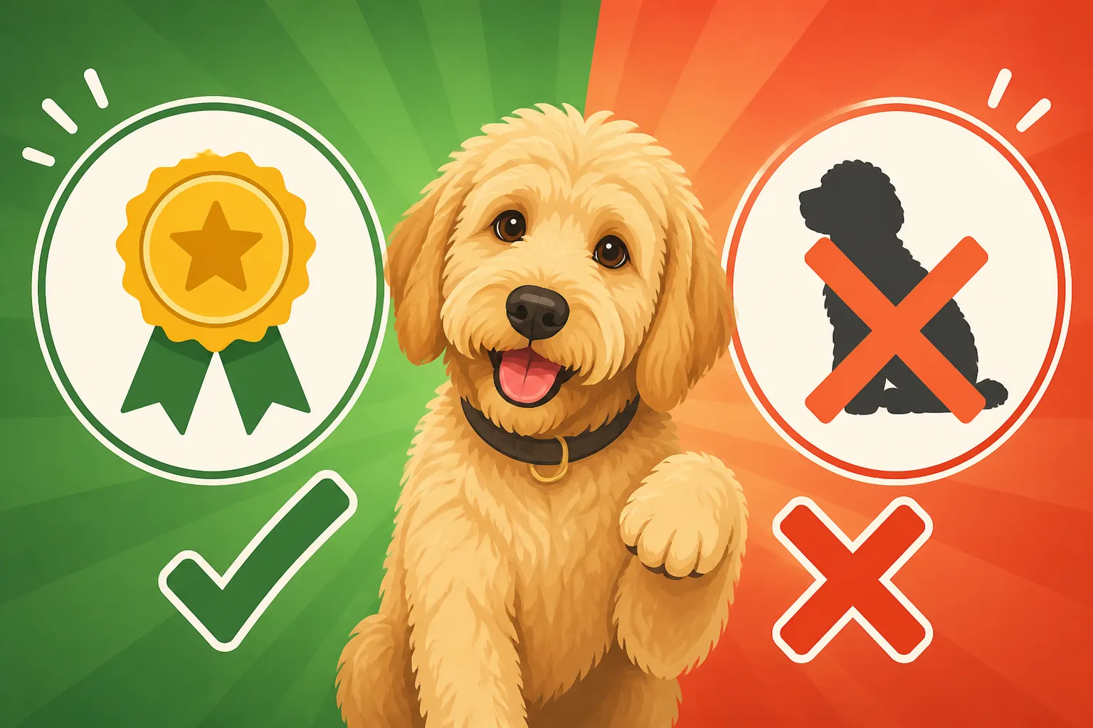 Whether a Labradoodle Passes an Obedience Title
