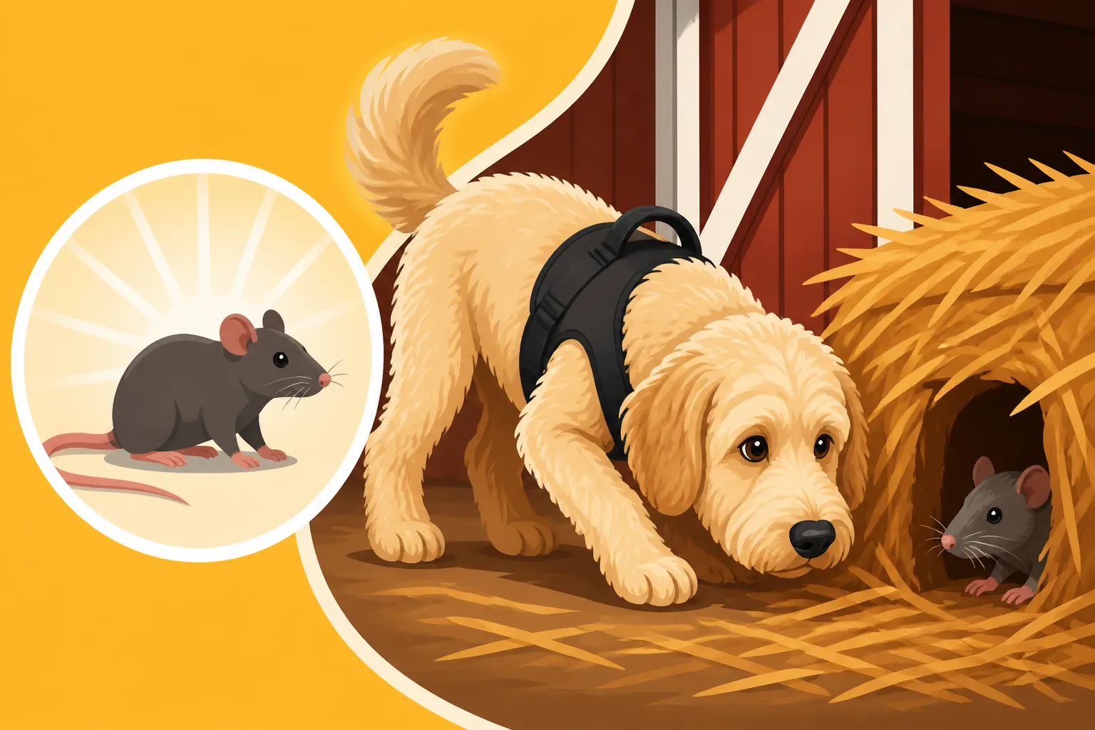 Whether a Labradoodle Can Do Barn Hunt