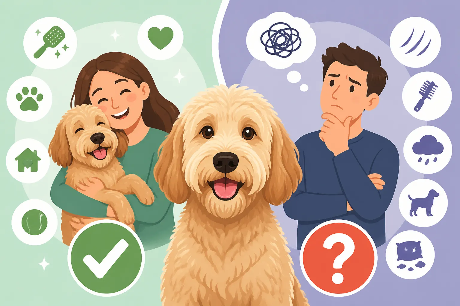 Whether a Labradoodle Is as Easy as Breeders Say