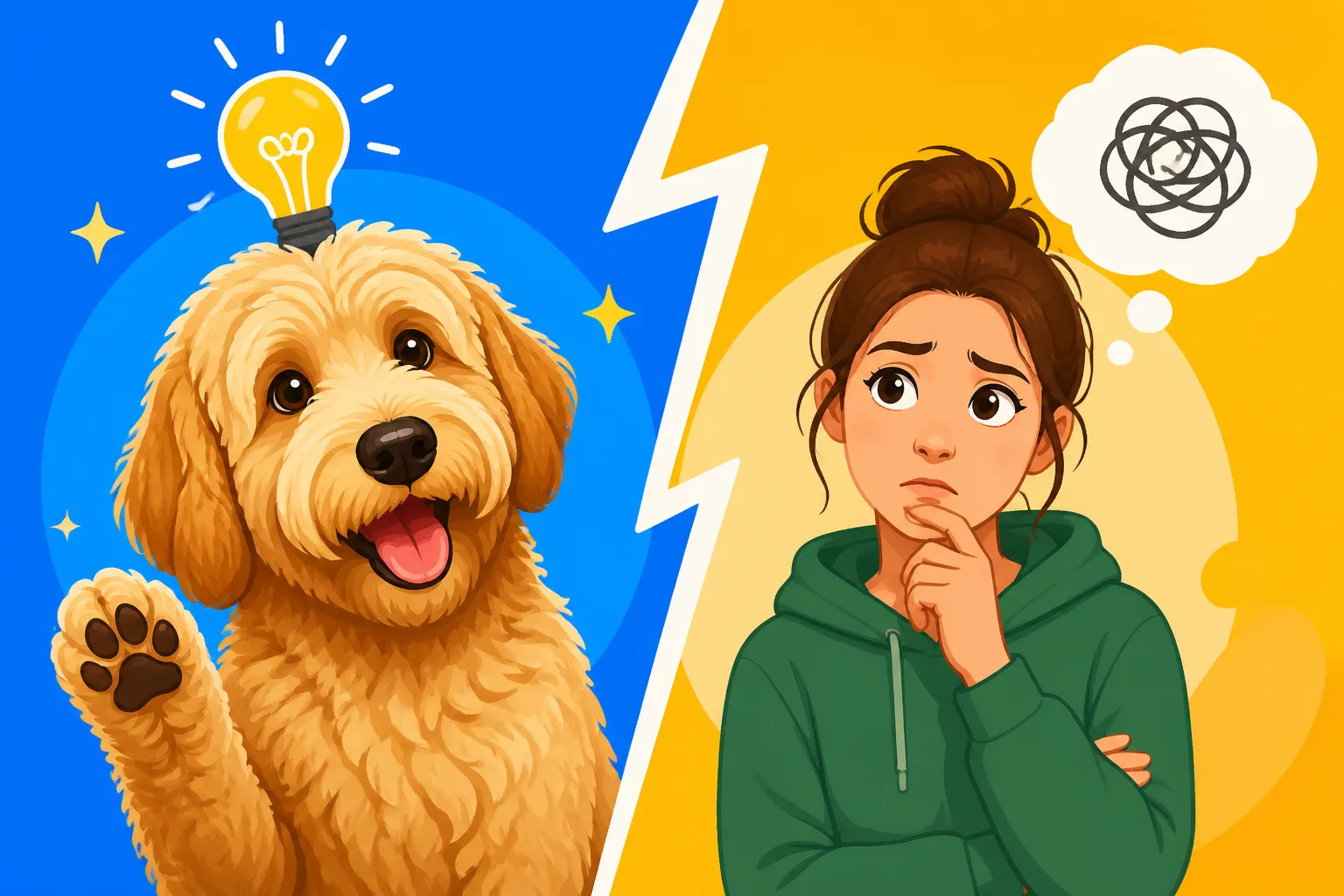 Whether a Labradoodle Is Too Smart for a Novice