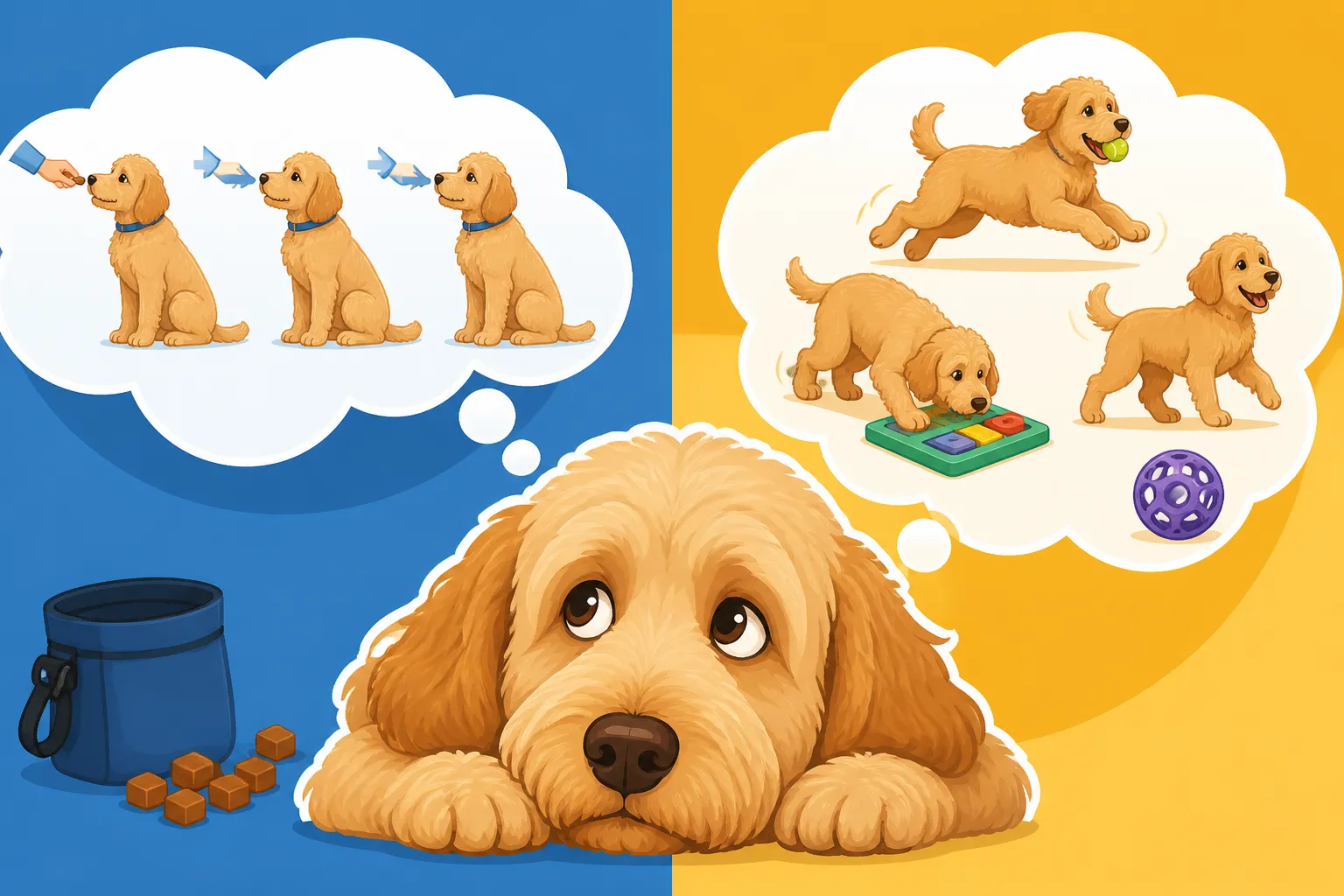 Whether a Labradoodle Gets Bored of Repetition