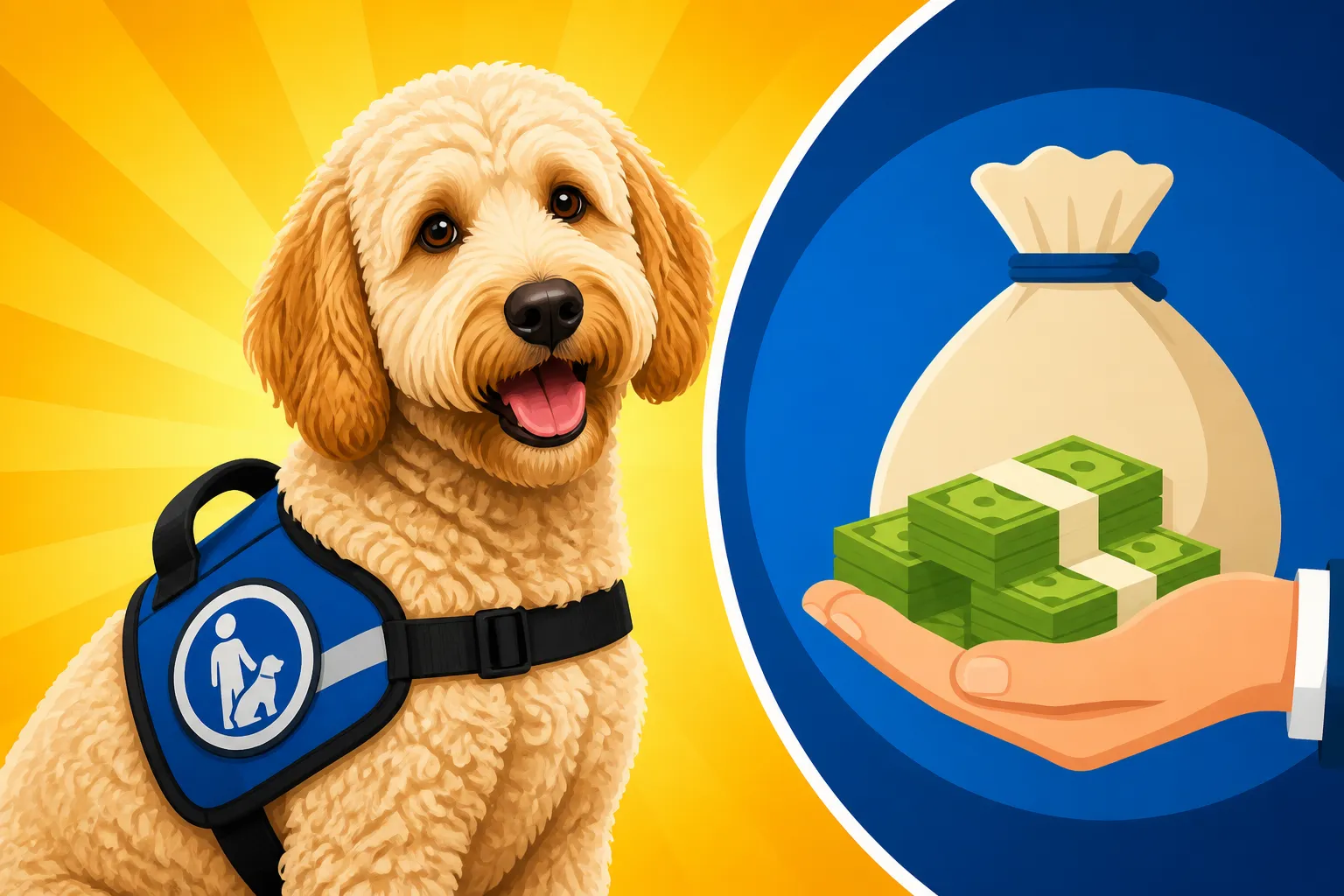 What a Trained Assistance Labradoodle Sells For