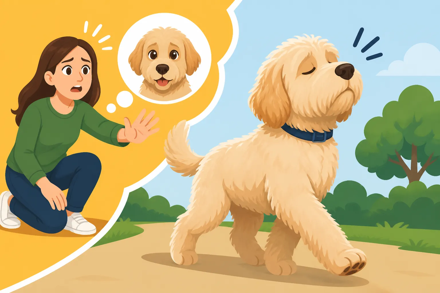 Whether a Labradoodle Stops Listening at Ten Months