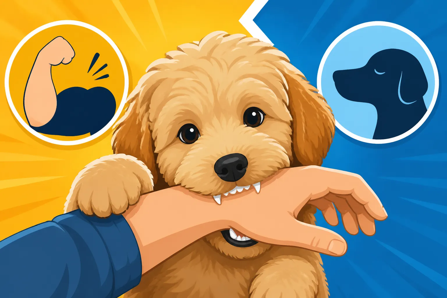 Whether a Labradoodle Puppy Bites Harder Than Most