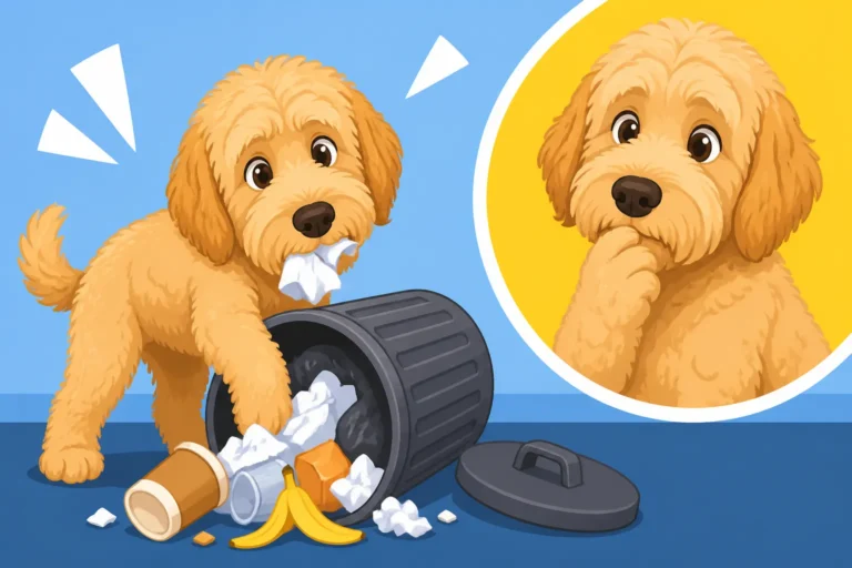 Whether a Labradoodle Raids the Trash
