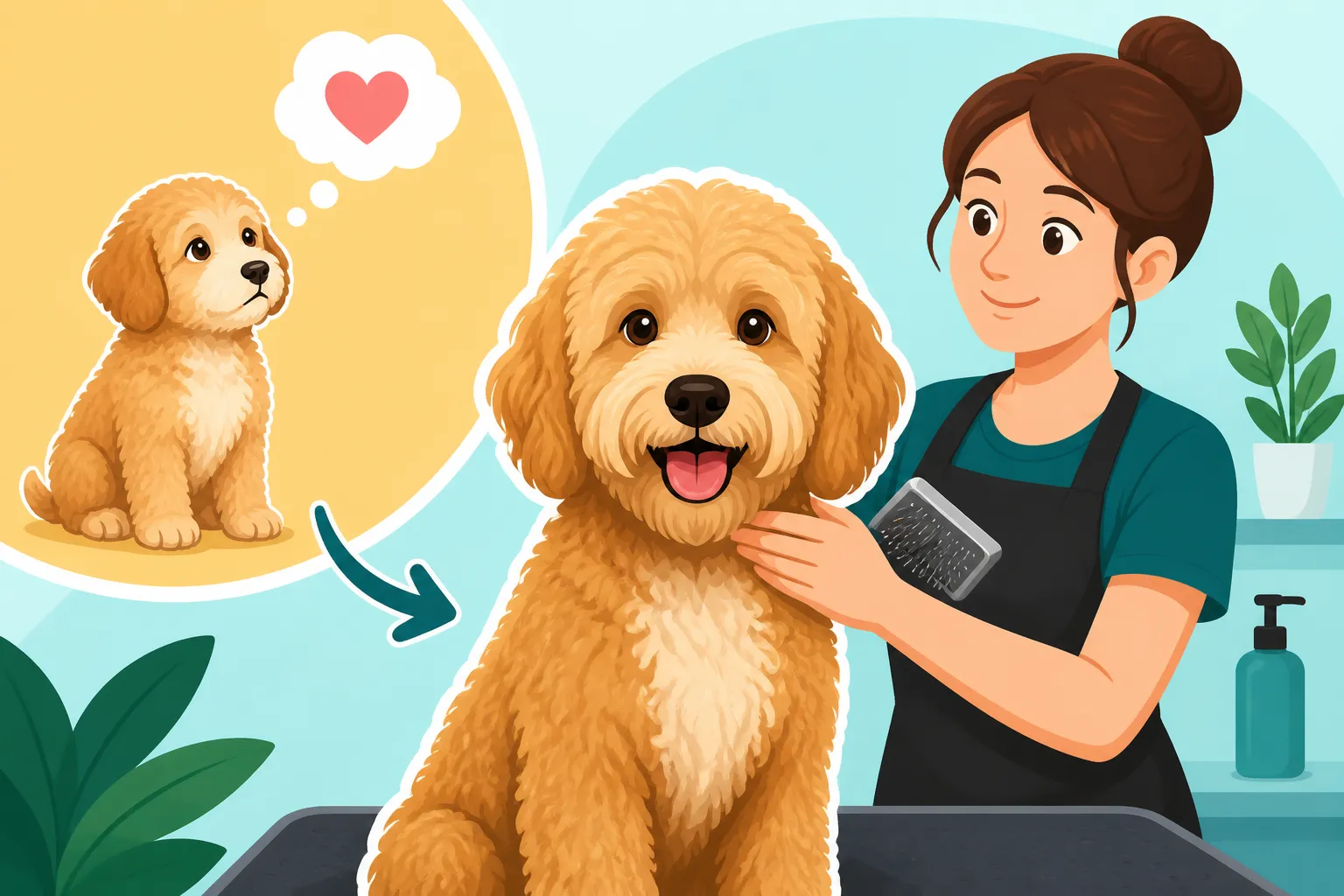 How Early a Labradoodle Should Meet a Groomer