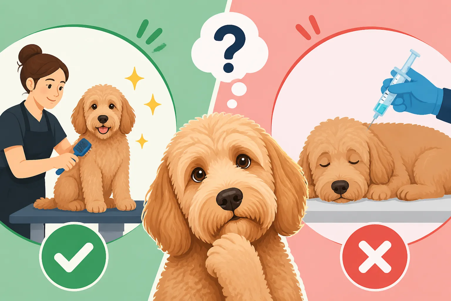 Whether Sedation Is Ever Right for Grooming a Labradoodle