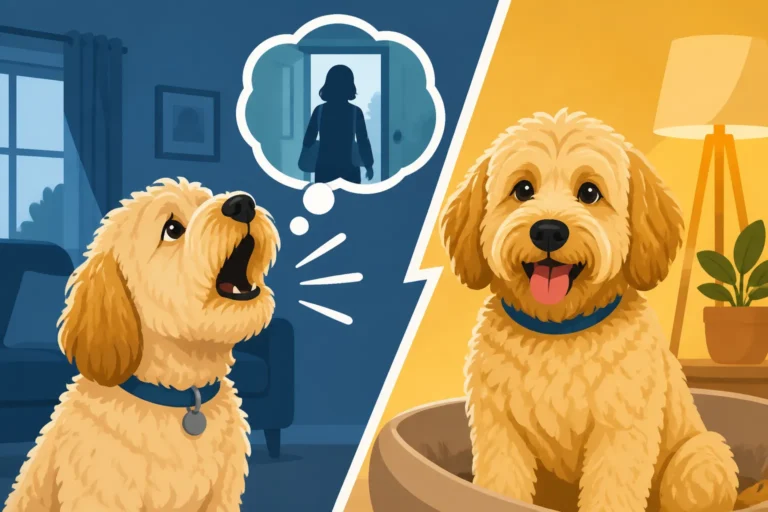Whether a Labradoodle Barks When Left