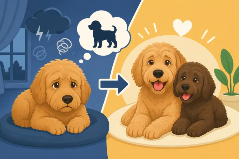 Whether a Second Dog Settles an Anxious Labradoodle